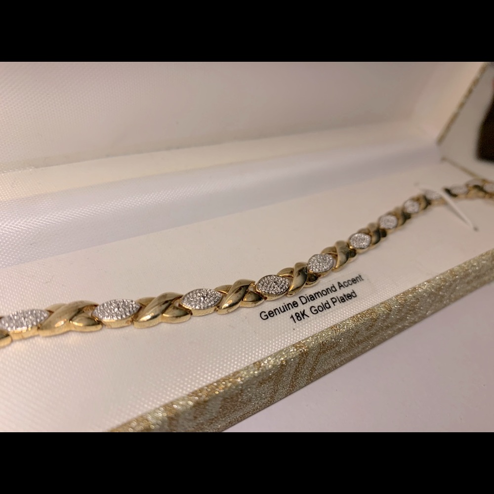 Gold plated bracelet